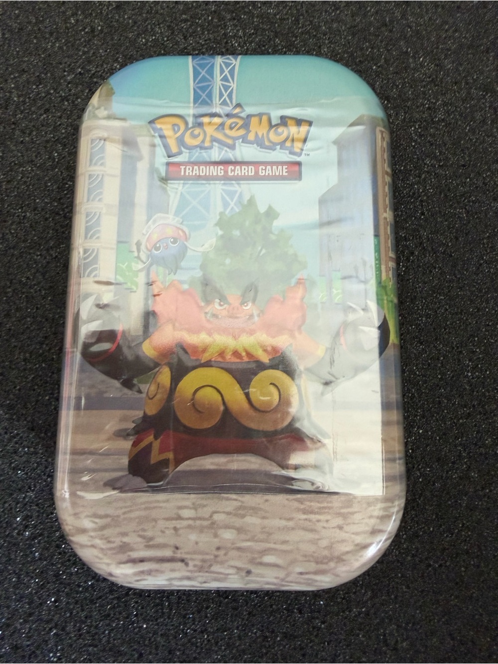 Pokemon TCG Lumiose City Tin  Emboar Artwork